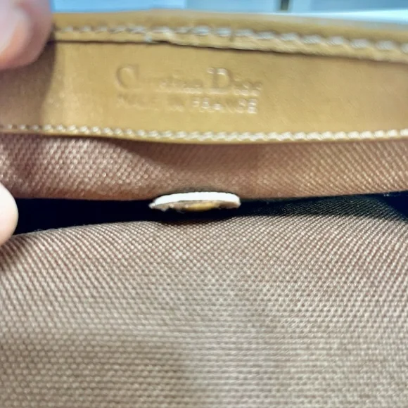 Christian Dior Pouch in Honeycomb design. - Picture 6 of 10